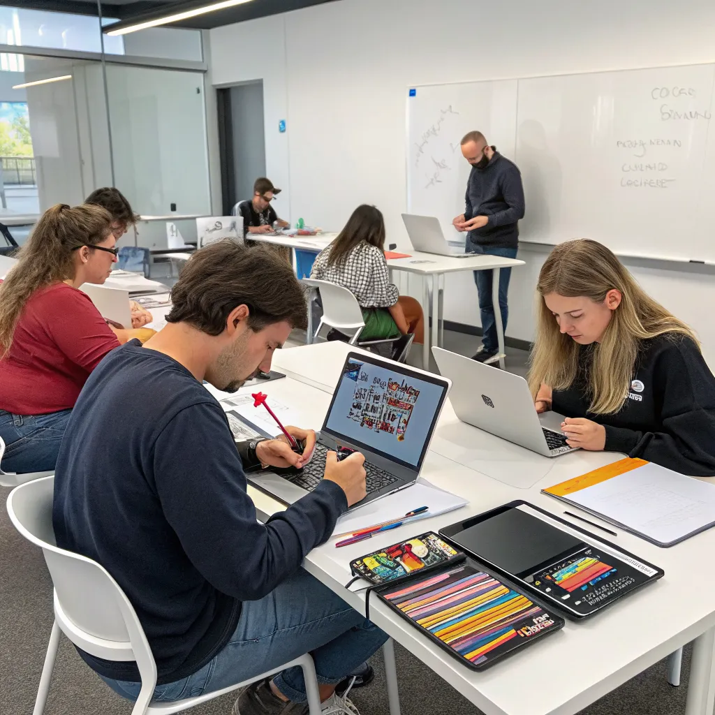 Online illustration class